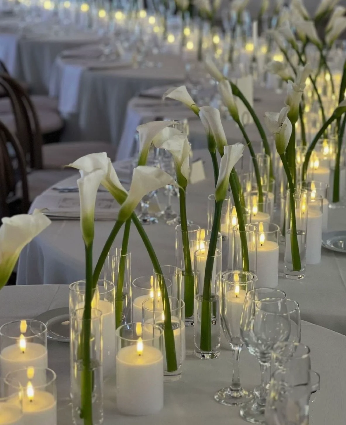 Bulk Acrylic Cup LED Flickering Candles with Remote for Decor