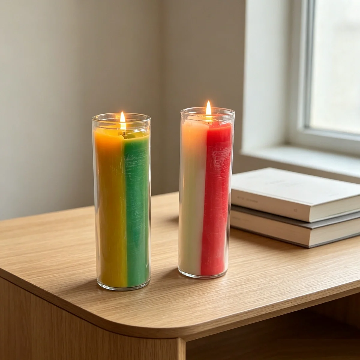 Bulk Supply OEM Multi-color 7 Day Candles for Church