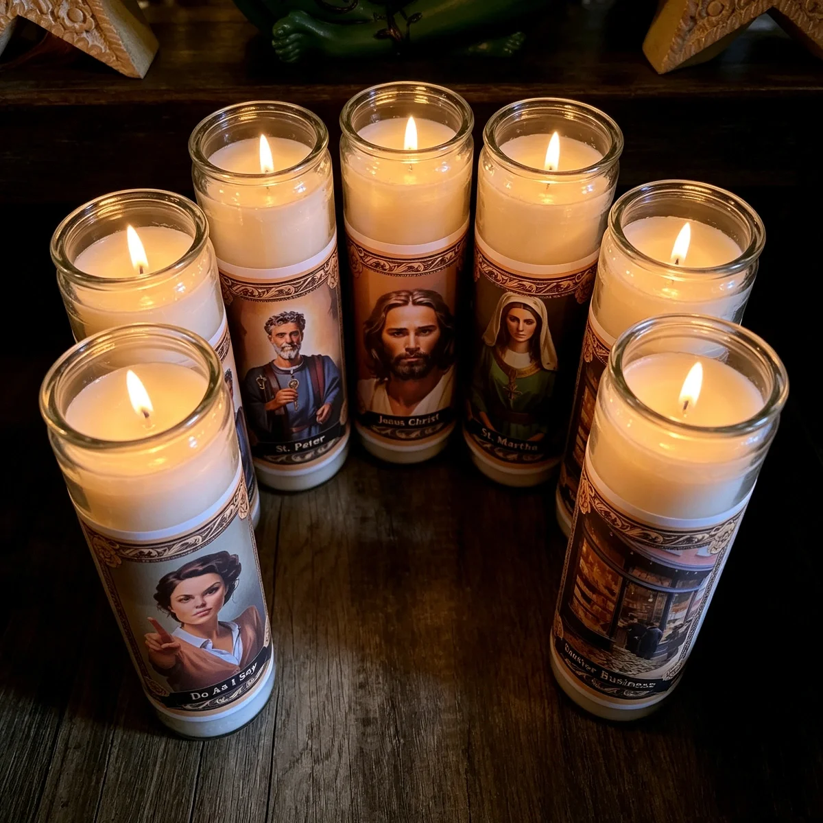 Bulk Wholesale Religious 7 Day Spirit Spell Candles for Prayer