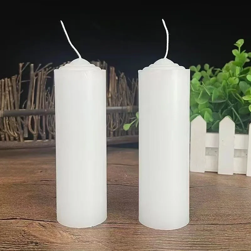 Coloured Extra Tall Pillar Candles for Wedding Table Centerpiece Decoration