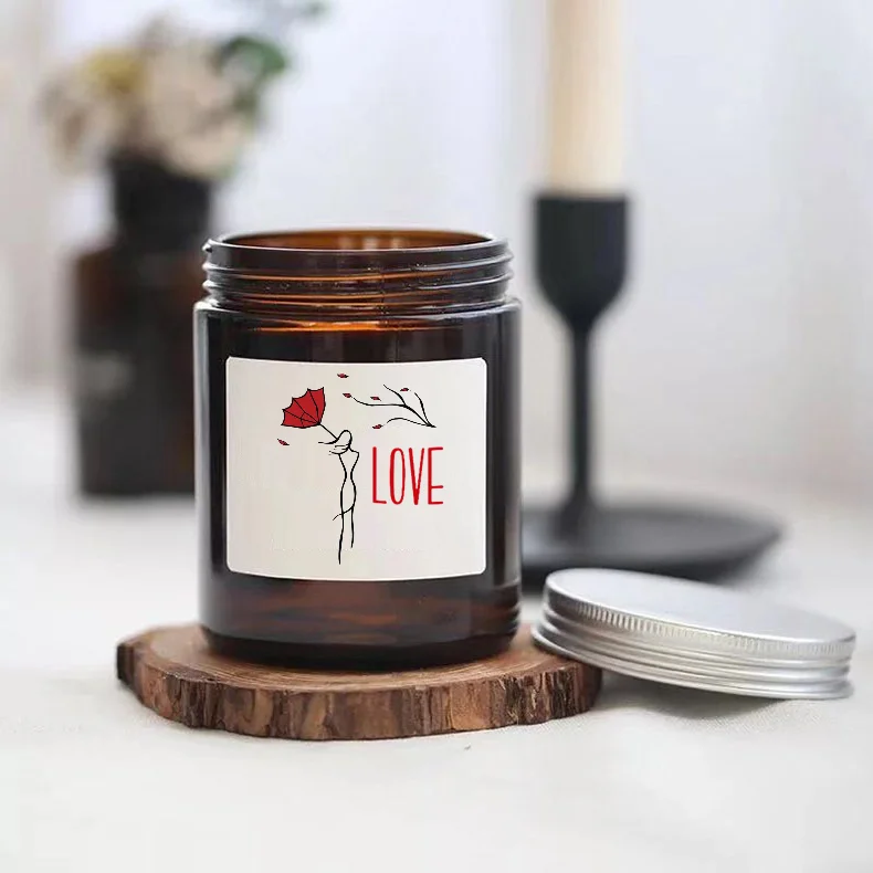 Custom Logo Aromatherapy Sexy Scented Candles for Him Her