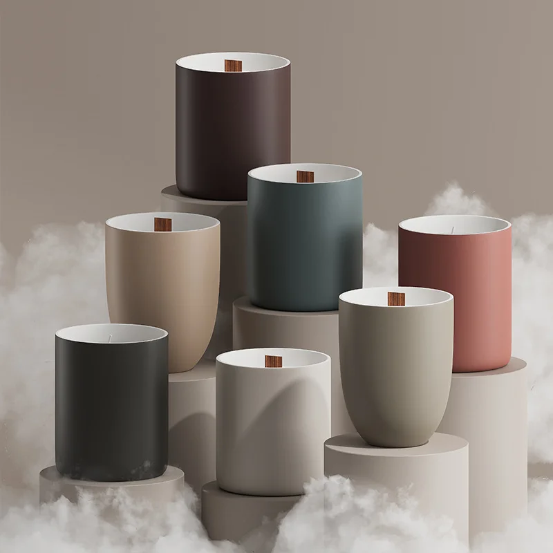 Custom Personalized Natural Soy Wax Tumbler Candles with Gift Box