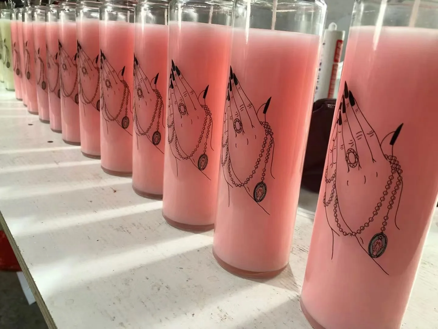 7 Day Spiritual Candles Wholesale – Custom Printed Glass Prayer Candles