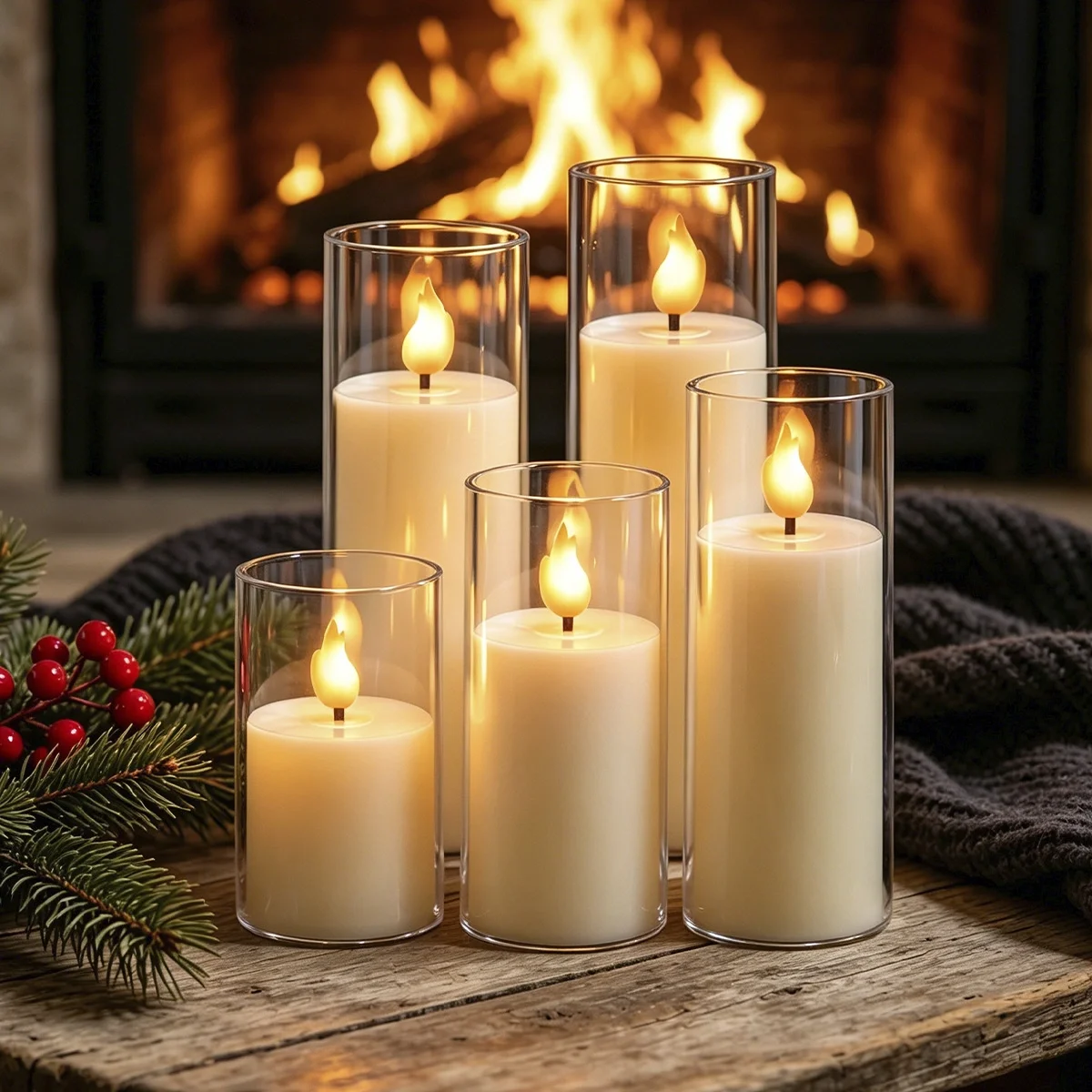 Factory Electronic Battery Operated Plastic Cup LED Candles