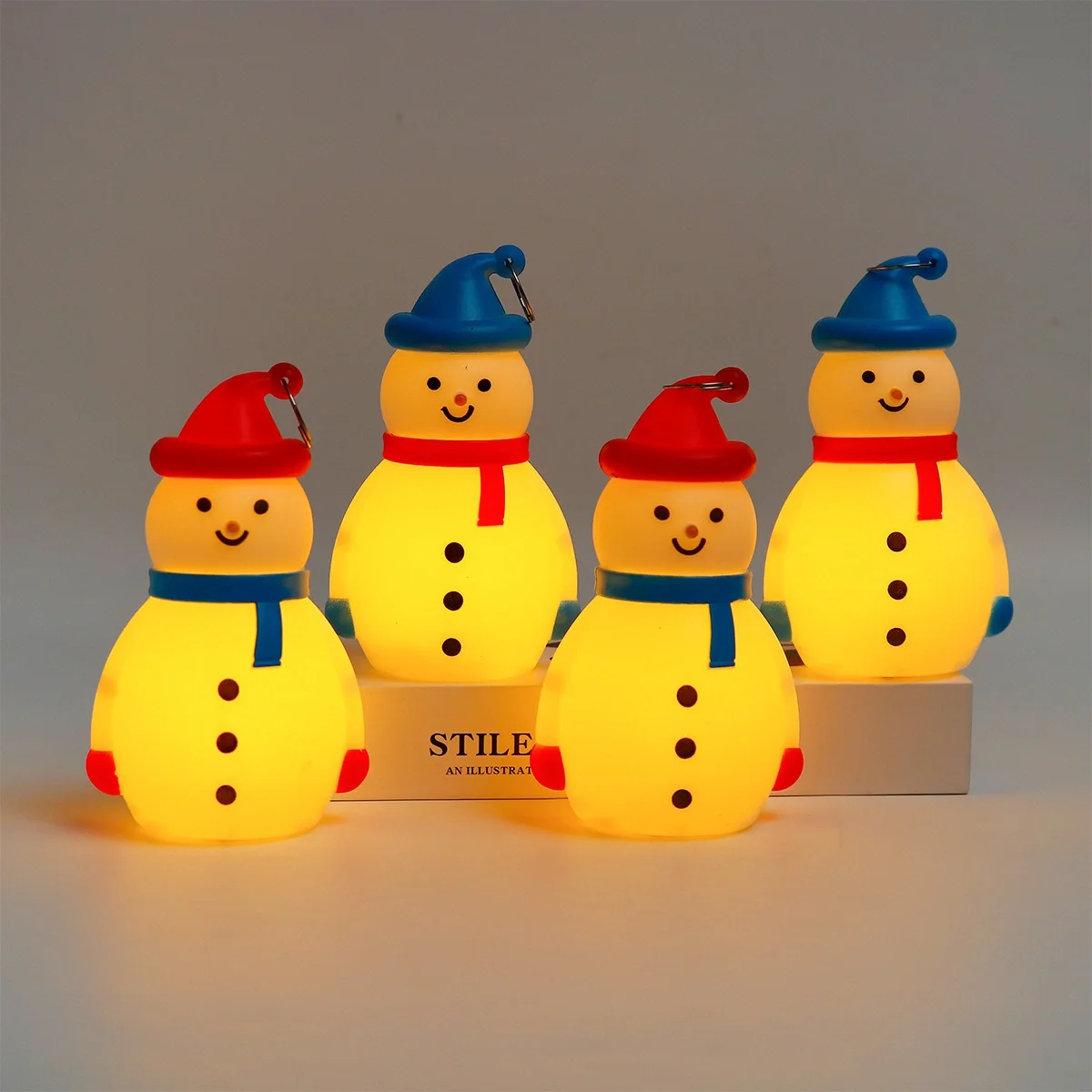 Handheld Luminous Snowman LED Night Light for Christmas Decoration