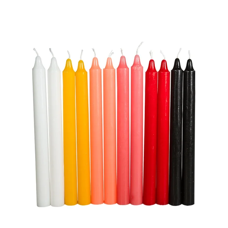 Handmade Wedding Party Dinner Table Long Stick Paraffin Wax Taper Candles
