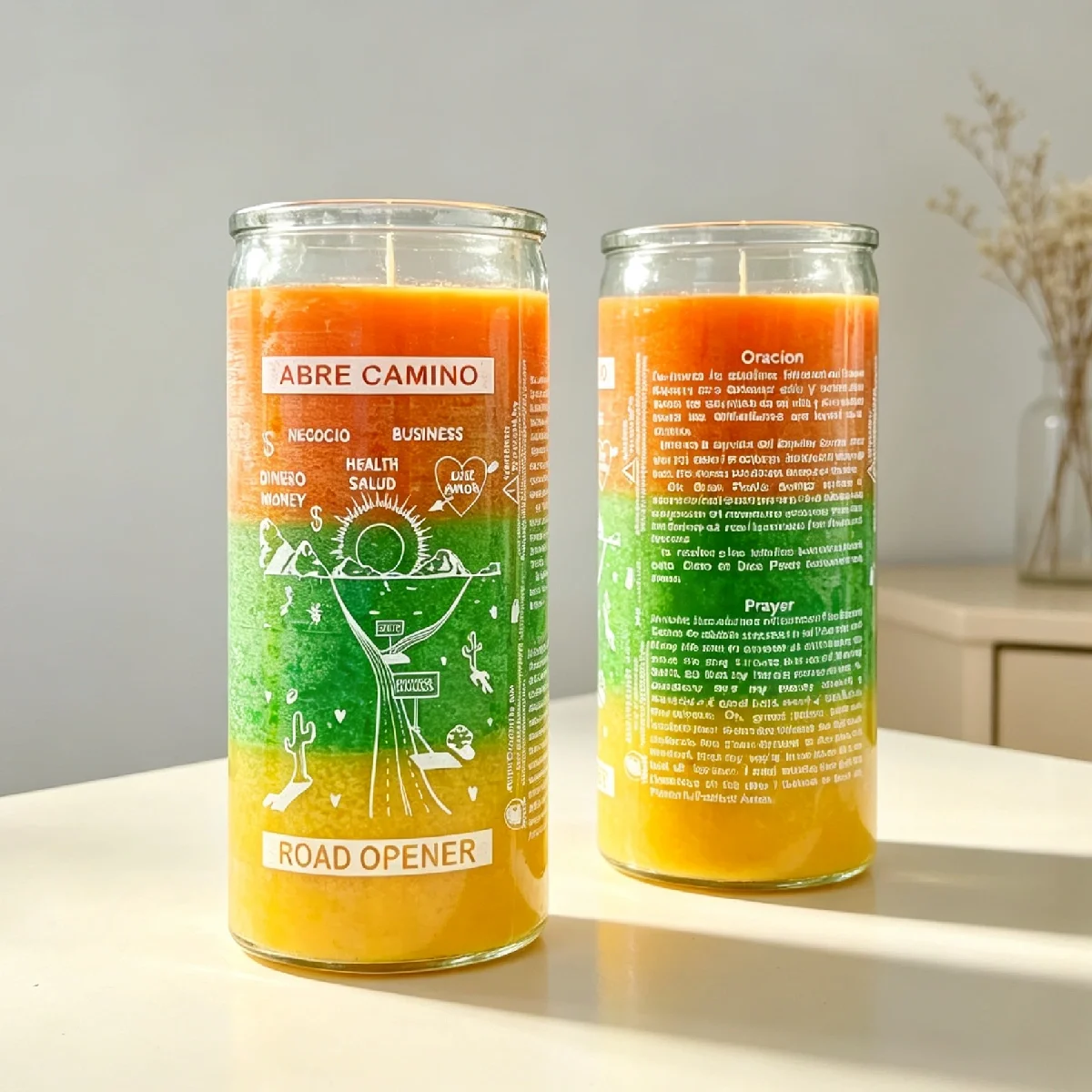 Large Size Abre Camino Road Opener 14 Day Candle Popular in 2026