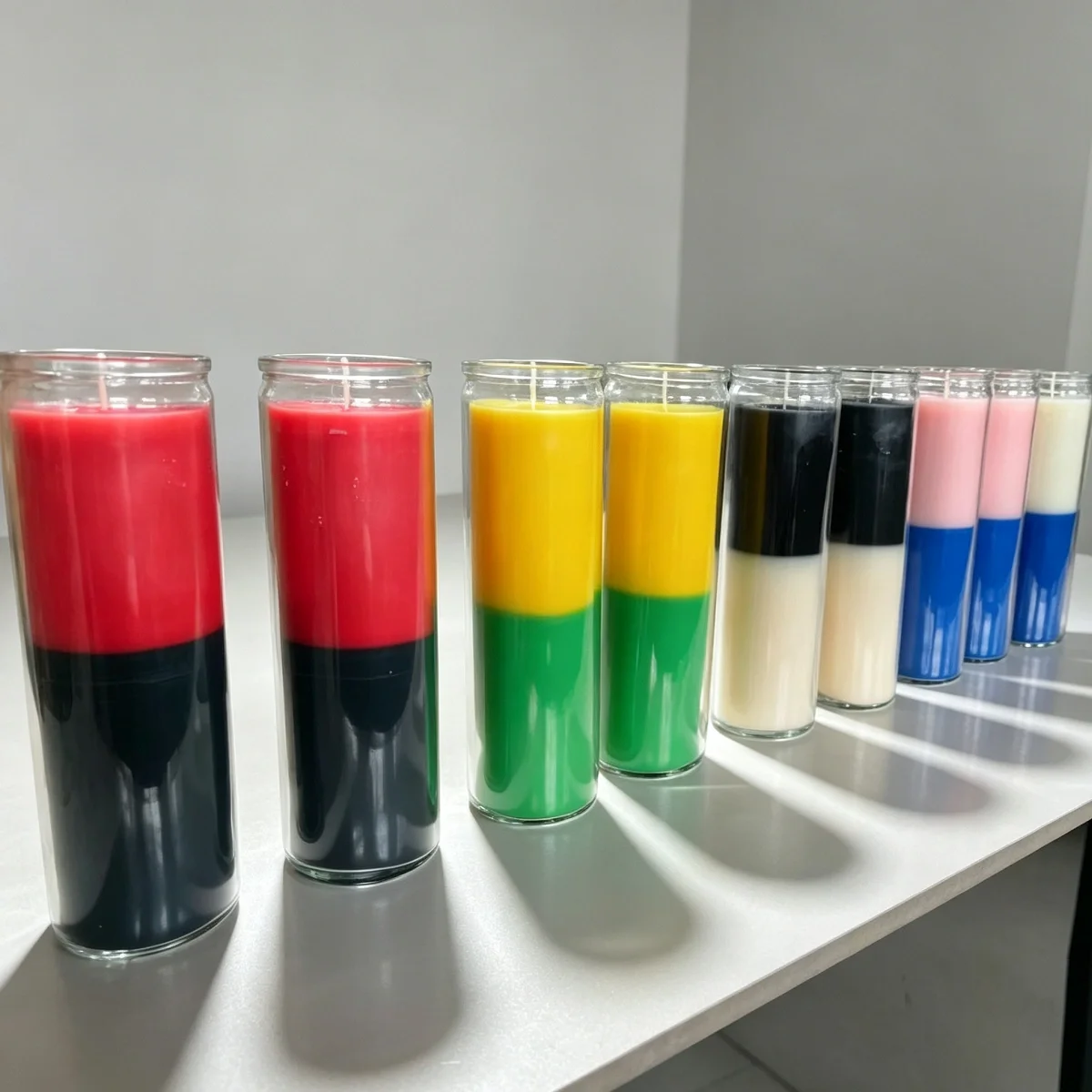 Long Lasting Two-tone 7 Day Sanctuary Candles