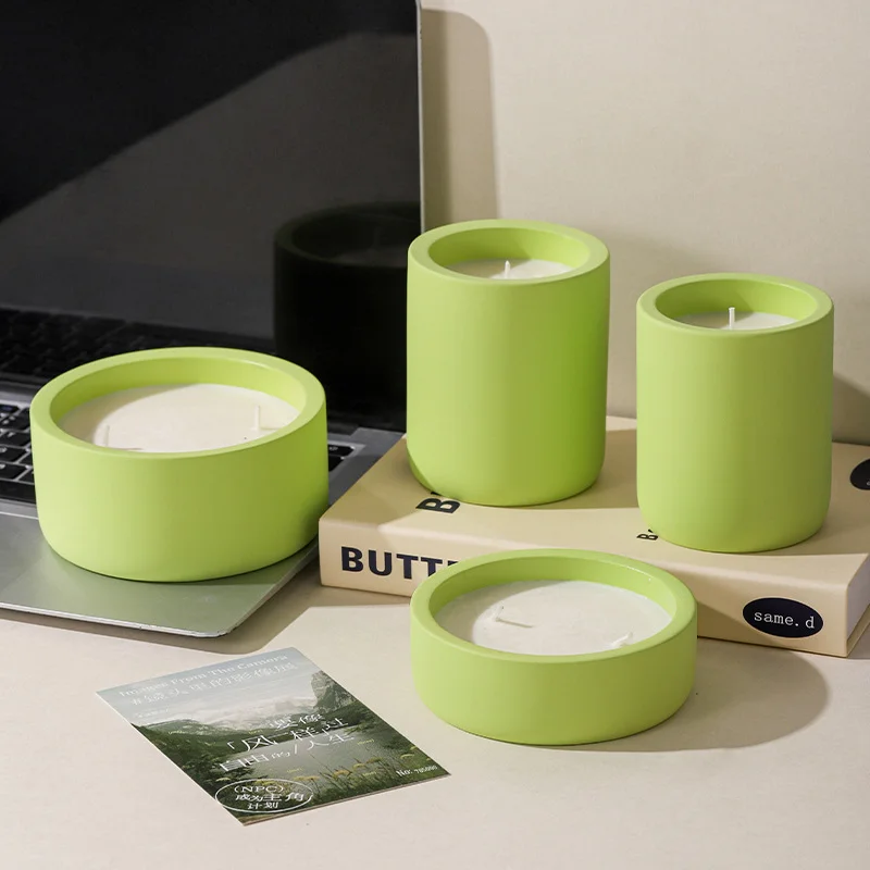 Luxurious Ceramic Jar Soy Wax Dinner Scented Candles for Home