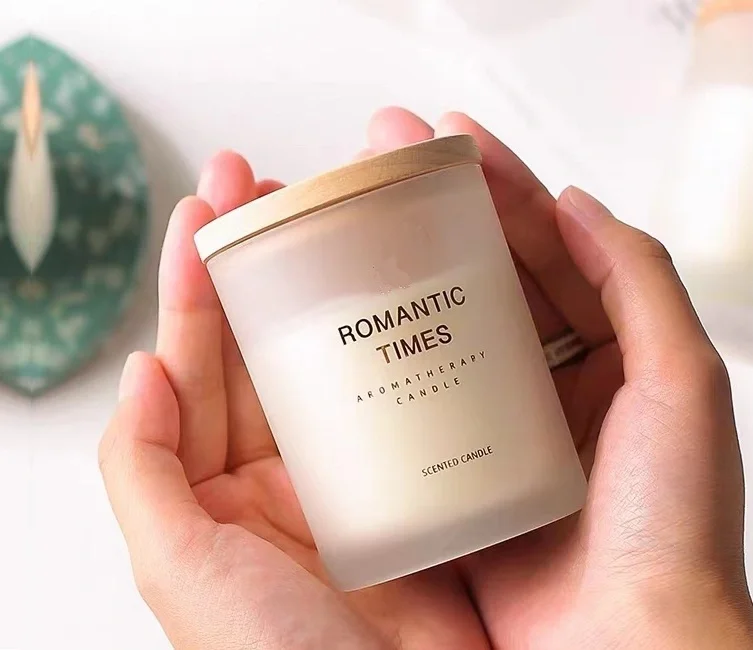Luxury Frosted Jar Soy Wax Rituals Scented Candles