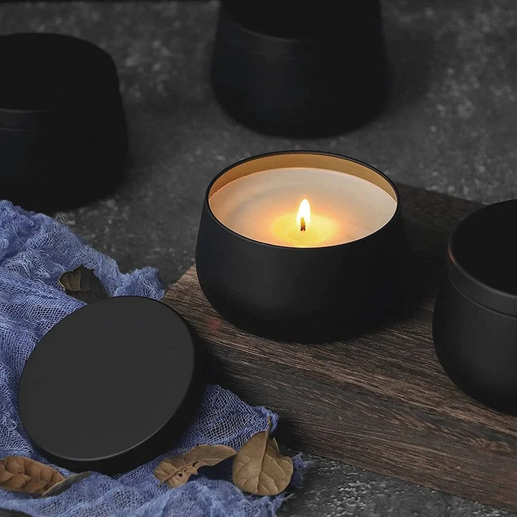 Natural Soy Wax Travel Tin Candle Essential Oil Candles