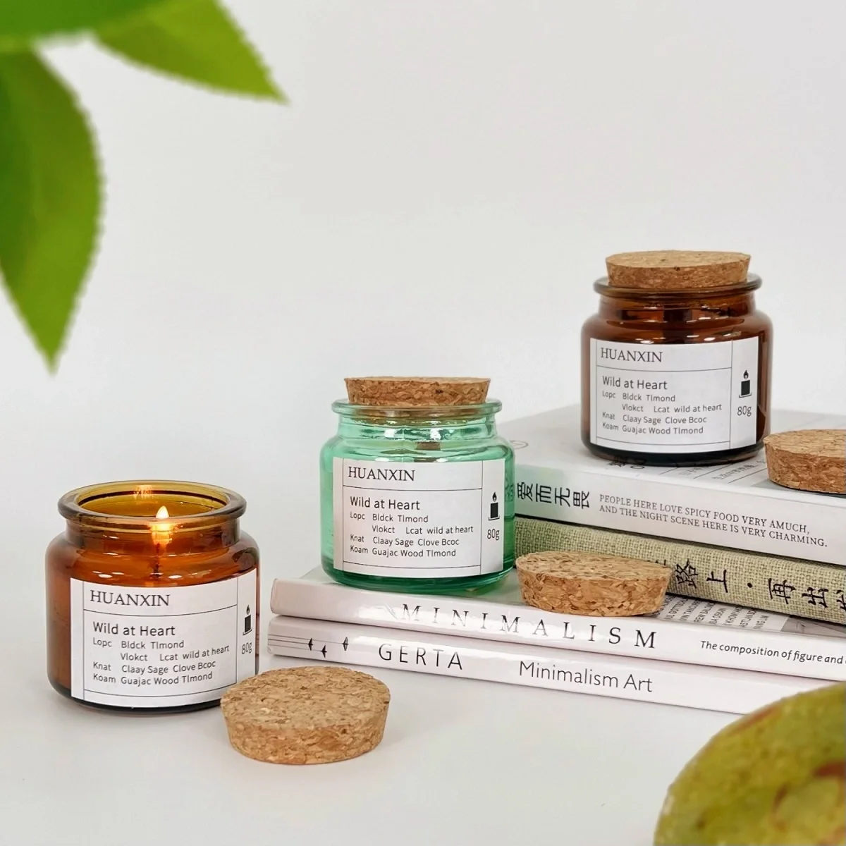OEM Fragrance Candles for Wedding Centerpiece with Cork