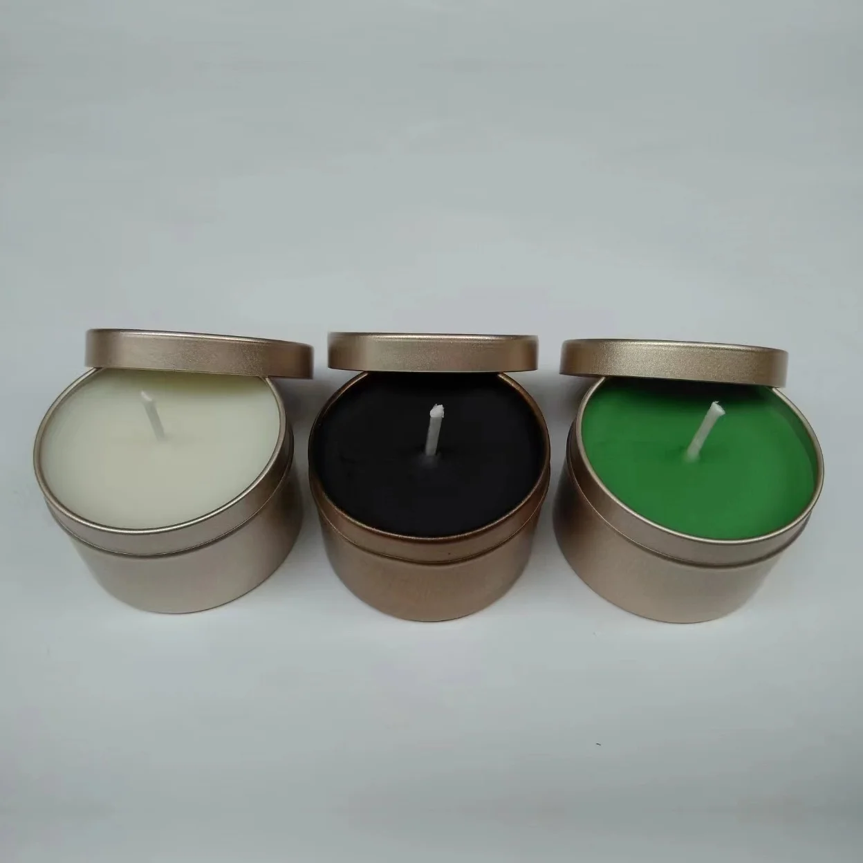 Travel Portable Long Lasting Soy Wax Scented Tin Candles for Family Gathering