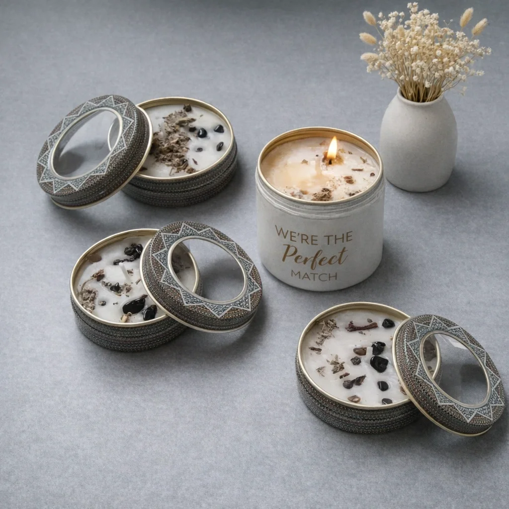 Wedding Party Event Decoration Wax Can Candles for Gift