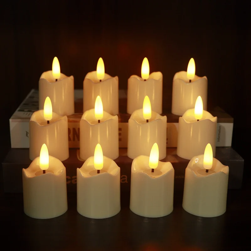 Wholesale 3D Flame Flickering LED Candles for Wedding Decoration