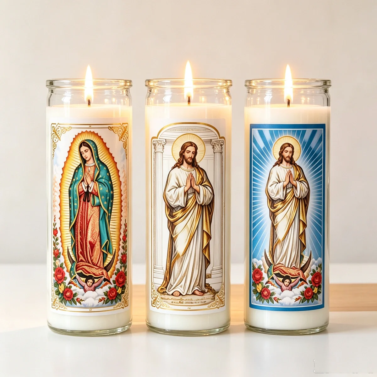 Wholesale Church Votive Religious 7 Day Prayer Candles