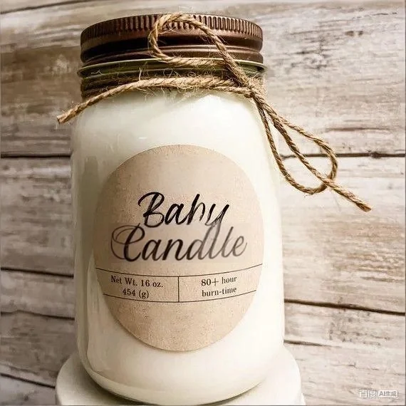 Wholesale Custom Brand Natural Wax Mason Jar Candles in Bulk