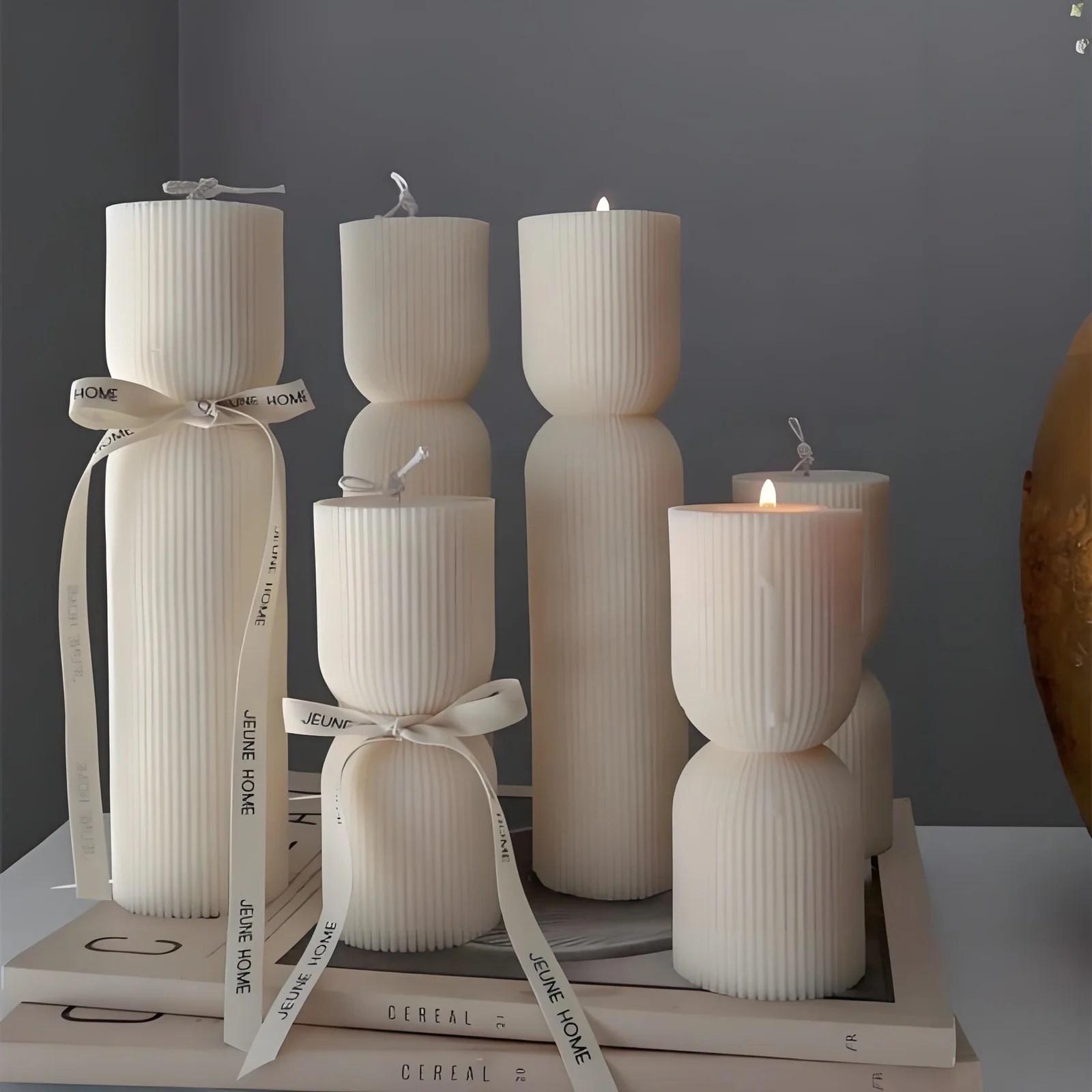 Wholesale Dripless Luxury Scented Pillar Candles for Party Decoration