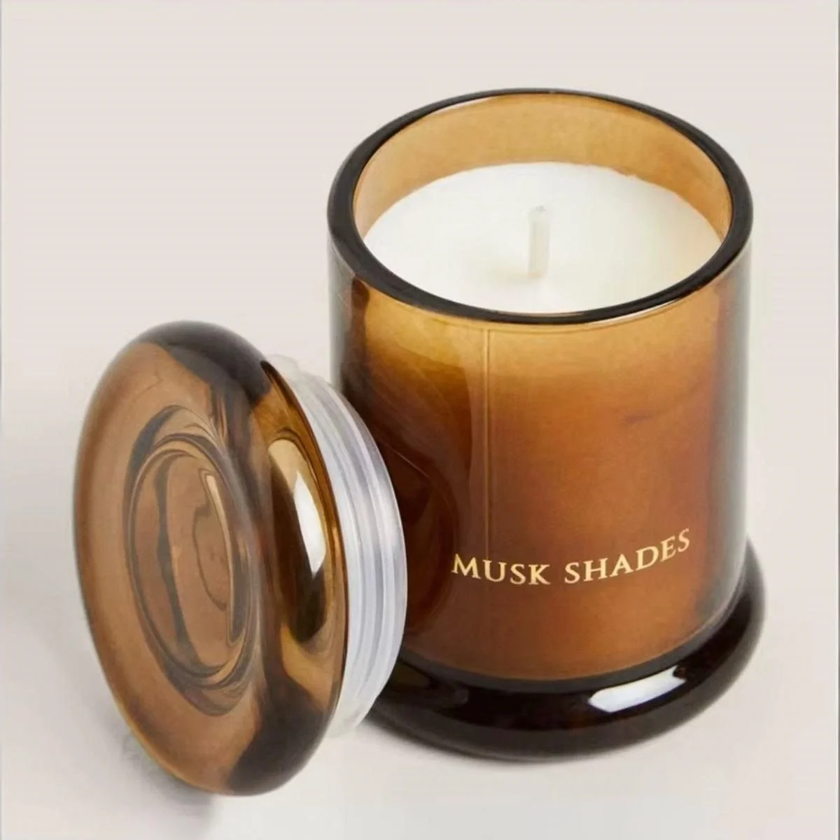 Wholesale Luxury Fragrance Oil Musk Shades Scented Jar Candles