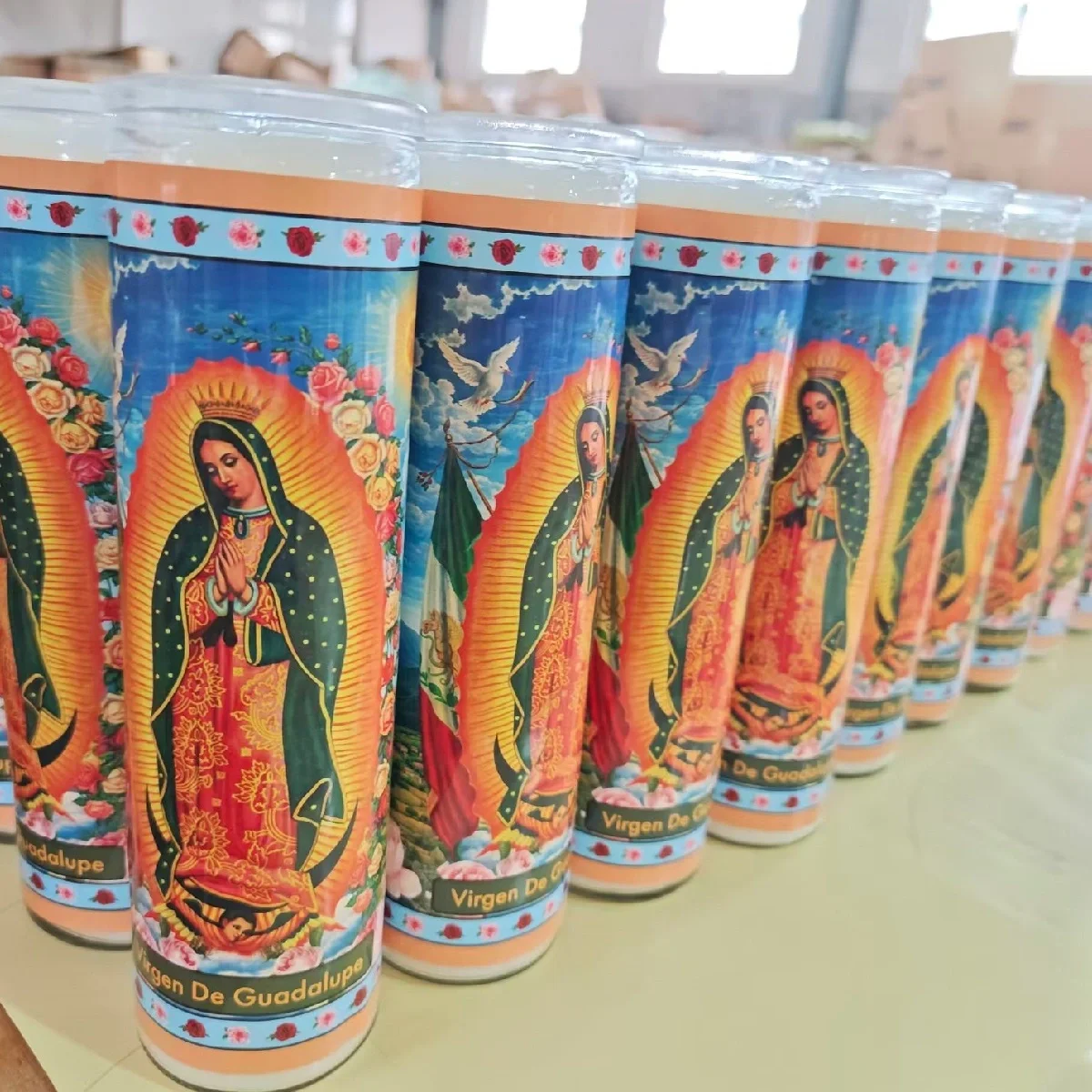 Wholesale Religious Use 7 Day Devotional Candles for Church